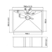 Fidelis FSD-21012 Kitchen Sink