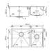 Fidelis FSD-21501L Kitchen Sink