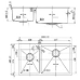 Fidelis FSD-21501R Kitchen Sink