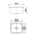 Fidelis FSD-22117 Kitchen Sink